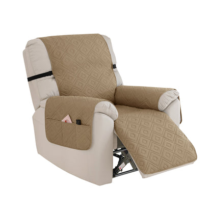 1PC Water Repellent Recliner Chair Cover Armchairs Slipcover Sofa Couch with Adjustable Elastic Strap Furniture Protector