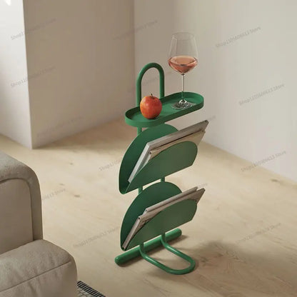 For Sofa Small Side Few Living Room Balcony Magazine Bookshelf Bedroom Bedside Storage Creative Small Table