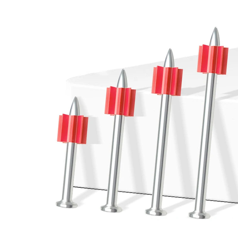 Hardened Concrete Wall Nail Set – Picture Hanging Nails, High-Strength Hardware Powder-Actuated Nails