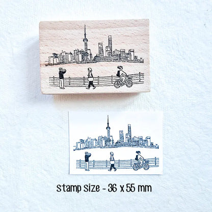 Stamp Scrapbooking  8 Types Scrapbook Journaling Stationary Stamp
