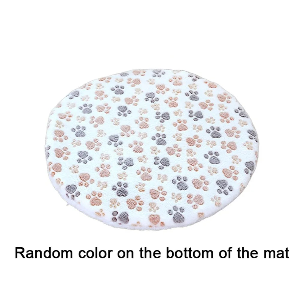 Soft Cat Bed Mats Short Plush Pet Sleeping Bed Mats for Cats Small Dogs Cute Pet Pad Blanket Warm Kitten Cushion Cat Accessories