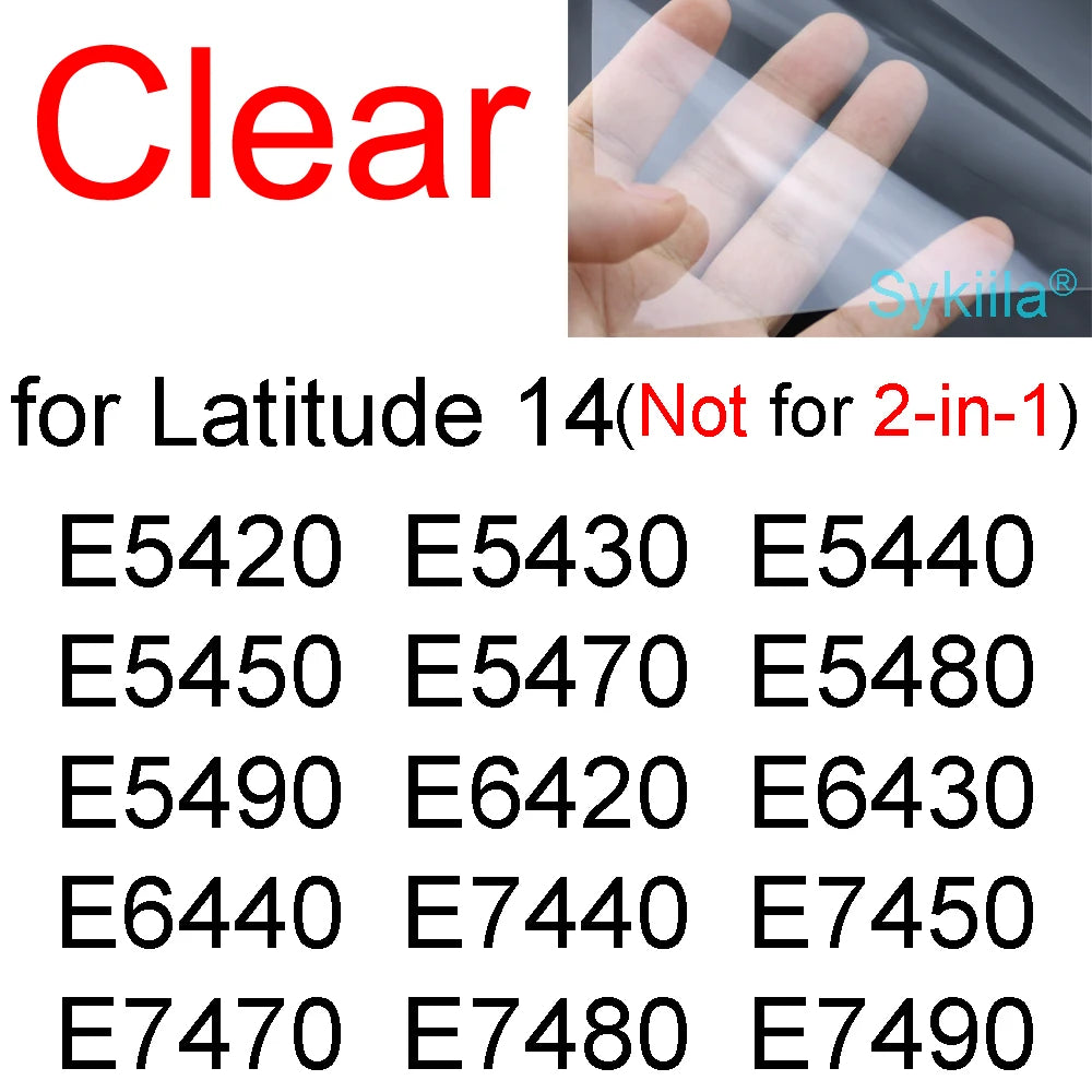 Screen Protector for Dell Latitude 15 3550 3540 3530 5550 5540 5531 5530 5521 5520 5510 15.6 Guard HD Clear Matte Frosted Skin