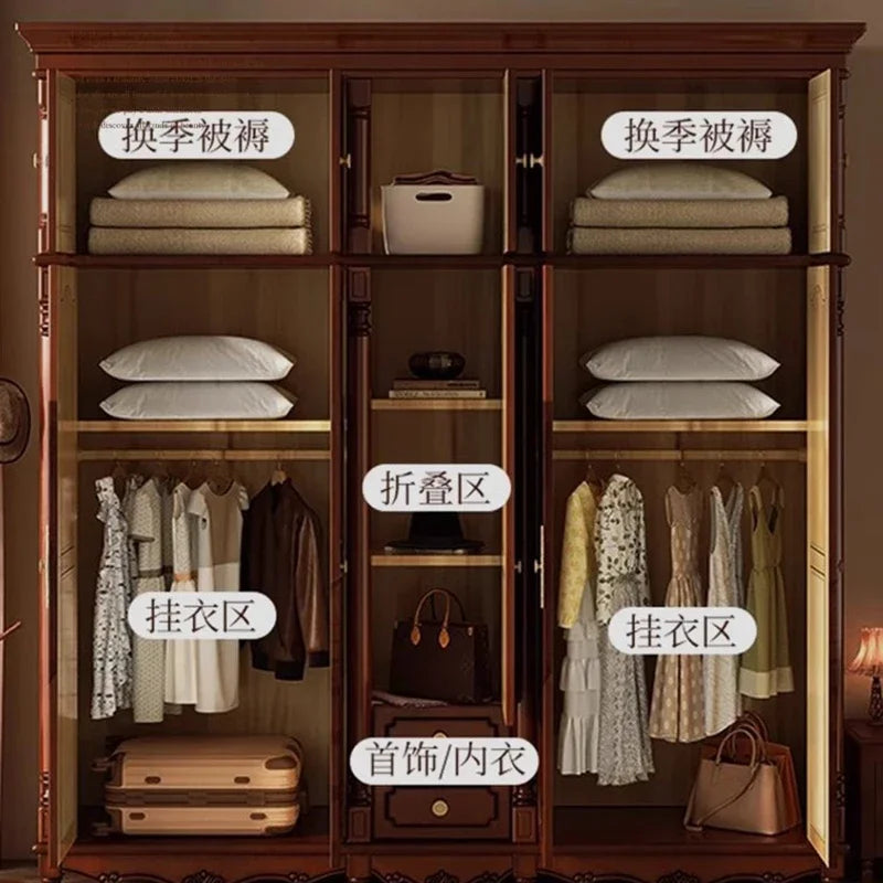 Shelves Desk Wardrobe Storage Organizer Partitions Bedroom Clothes Closet Shelf Door Jewelry Small Guarda Roupa Home Furniture