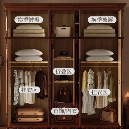 Shelves Desk Wardrobe Storage Organizer Partitions Bedroom Clothes Closet Shelf Door Jewelry Small Guarda Roupa Home Furniture