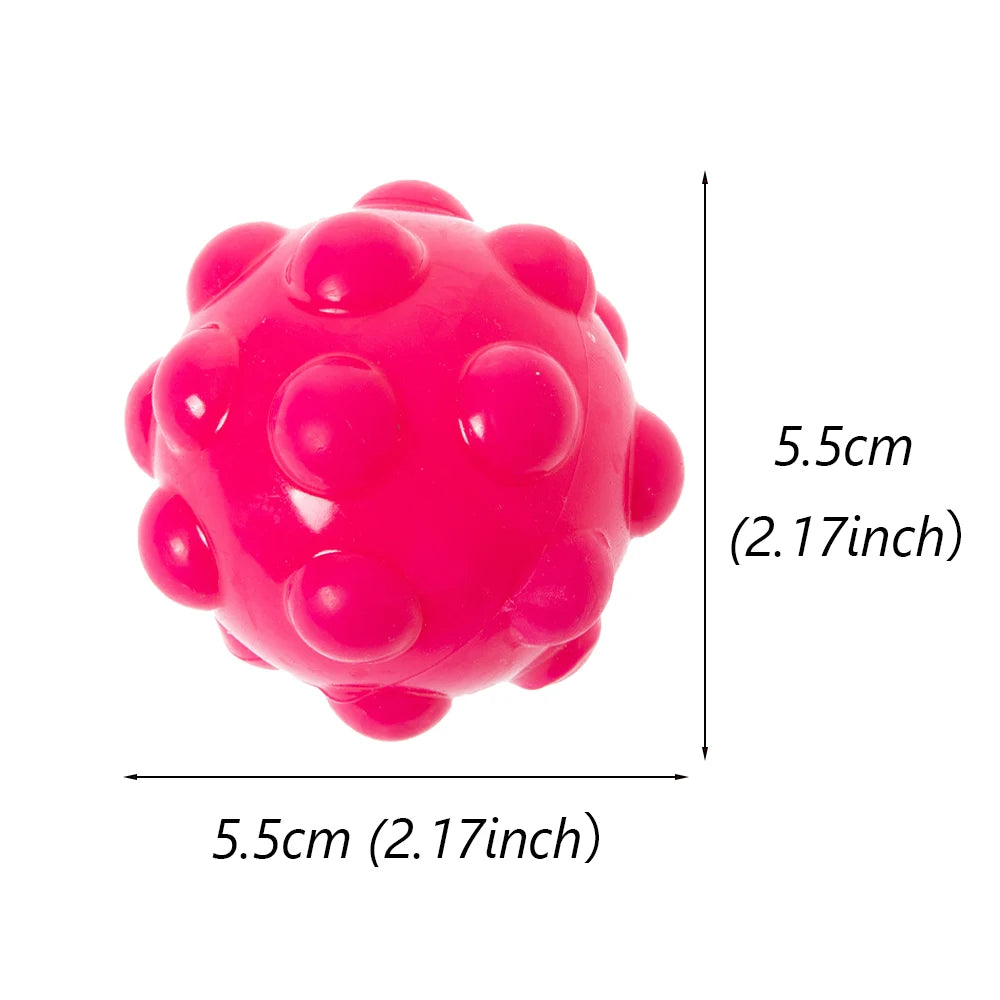 Teething Puppy Dog Chew Toy for Small Dogs Safety Rubber Pet Toys Chihuahua Cat Playing Ball Accessories Suministros Para Perros