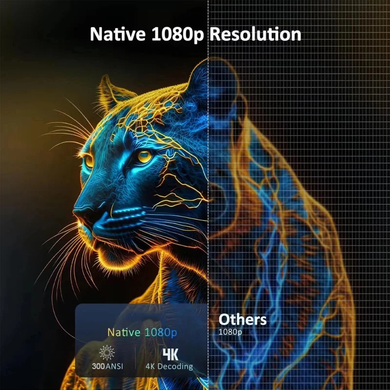 2026 New Projector 4K Android 11 Wifi6 290ANSI Allwinner H713 BT5.0 1080P 1280*720P Cinema Outdoor Portable Projetors ﻿