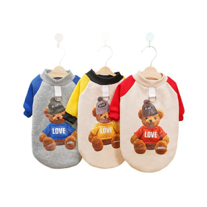 Dog Clothes with Fleece Sweatshirts, Cat Warm Thickened Cat Clothes, Universal Pet Clothing and Supplies Dog Clothes