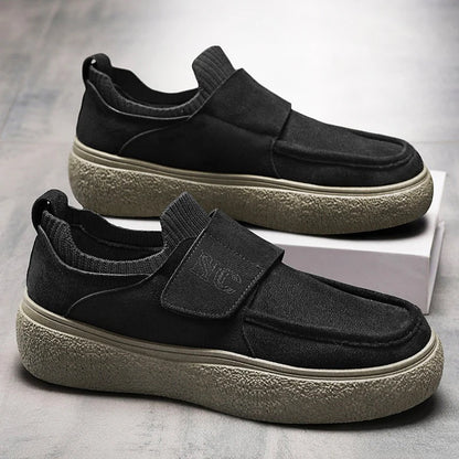 Fashion Men Casual Shoes Luxury Brand Man Walking Sneakers Slip on Flats Breathable Lightweight Lazy Driving Shoes Socks Loafers