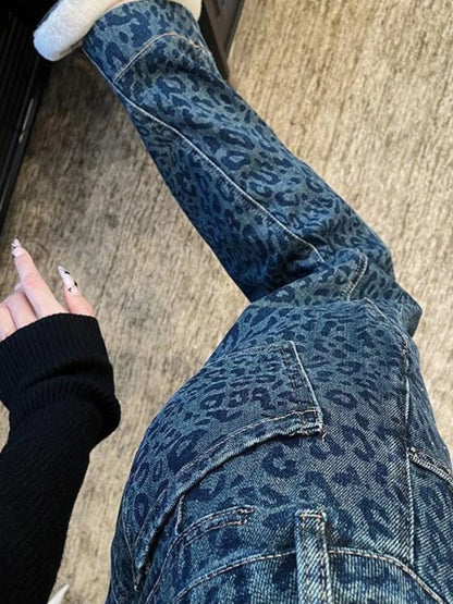 High Waist Wide Leg Jeans Women's Loose Straight Cut Waed Denim Spring New Faion Versatile Casual High Waist Long Pants