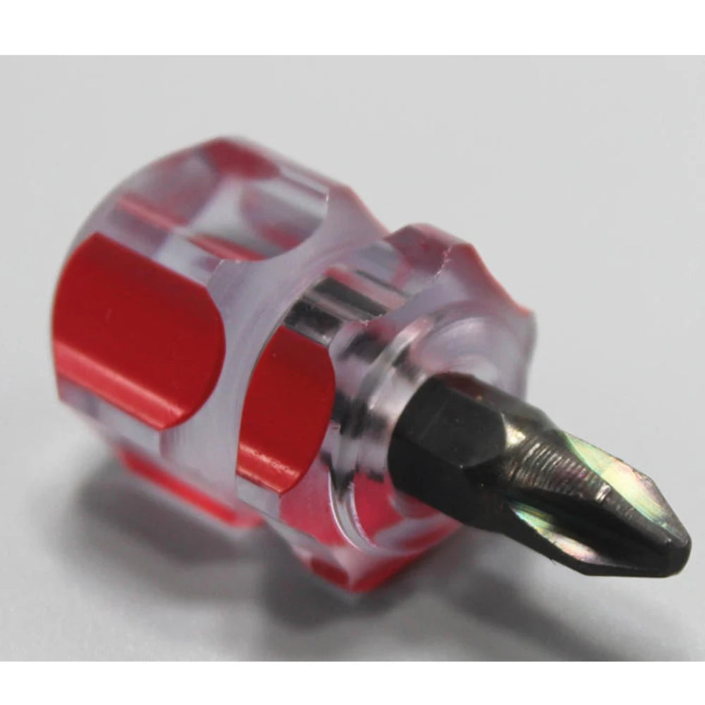 Screwdriver Kit Set Mini Small Portable Radish Head Screw Driver Precision Car Repair Tools Transparent Handle Repair Hand Tools