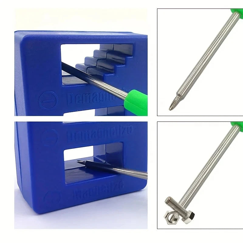 Screwdriver Magnetizer High Quality Magnetic Demagnetizer Tool Blue Screwdriver Magnetic Screwdriver Tool Screwdriver