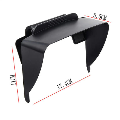 Car Navigation Visor Car Navigation Glare Shield Visor Vehicle Navigator Sunshade Visor for GPS Navigation Accessories