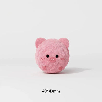 New Pet TPR Squeaky Spiky Dog Ball Toy Interactive Puppy Chew Toys Pet Cleaning Durable Self-Playing Stress Relief Bite Toys
