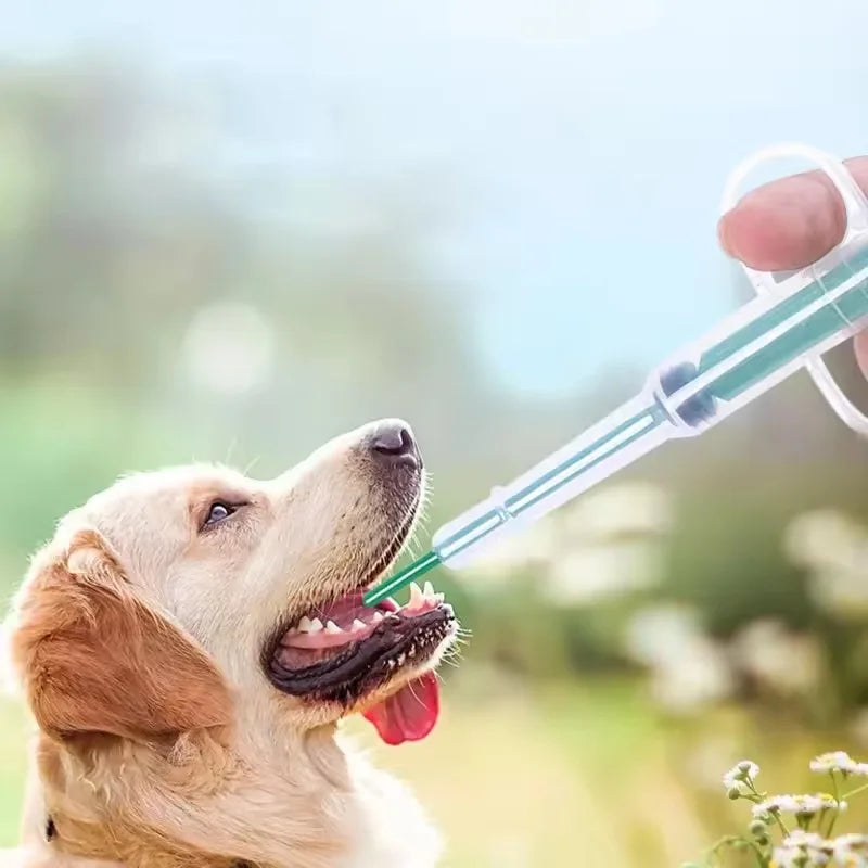 Pet Medicine Dispenser Cat Tablet Syringe Feeder Soft Tip Multi-Purpose Feeder Cat Pill Shooter Pet Pill Applicator Pet Supplies