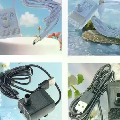 Pet Cat Water Pump Fountain Anti-dry Burning Motor Replacement For Cat Flowers Drinking Bowl Water Dispenser Pet Products