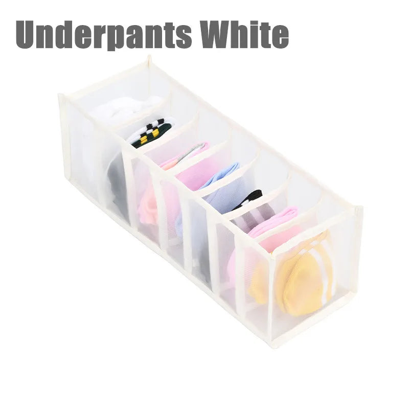 Clothing Storage Organizer Box Cabinets Drawer Jeans Organizer Underwear Pants T-Shirt Socks Storage Box Save Wardrobe Space