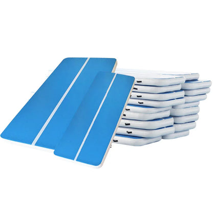 Inflatable PVC Yoga Mat-Portable Waterproof Custom Option for Gymnastics Dance Taekwondo Martial Arts Somersault Air Mattress