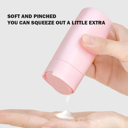 Travel Bottles Leak Proof 4 in 1 Containers for Toiletries Refillable Plastic Bottles with Lid Spray Lotion Shampoo