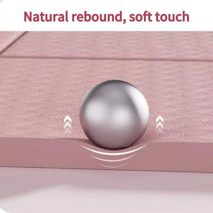 Foldable Lightweight Yoga Mat, Portable Non-Slip Soundproof Home Fitness Pad, Student Dorm Single Dance Exercise Mat