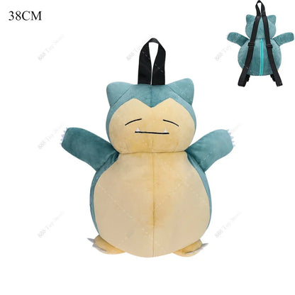 Hot Sale Pokemon Plush Backpack Toys Cute Psyduck Charizard Gengar Mimikyu Snorlax Ho-Oh Piplup Stuffed Schoolbag Peluche Dolls