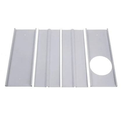 5Pcs/set Portable Air Conditioner Window Kit Adjustable Slide Plate Wind Shield Adapter Connector Air Conditioning Accessories