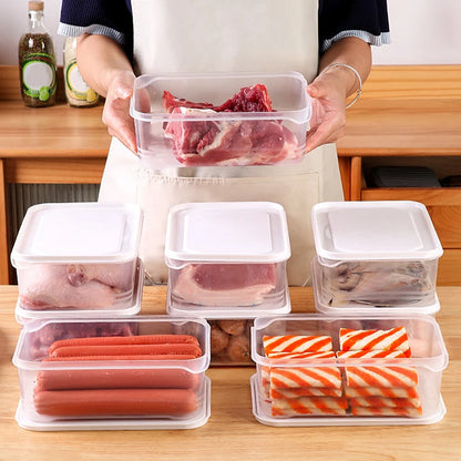 1 Set of 3 Food Storage Containers, Refrigerator Storage Boxes, Grain Storage Boxes, Plastic Sealed Boxes, Large, Medium, and Small Sizes, Lunch Box with Lid for Fruit Storage