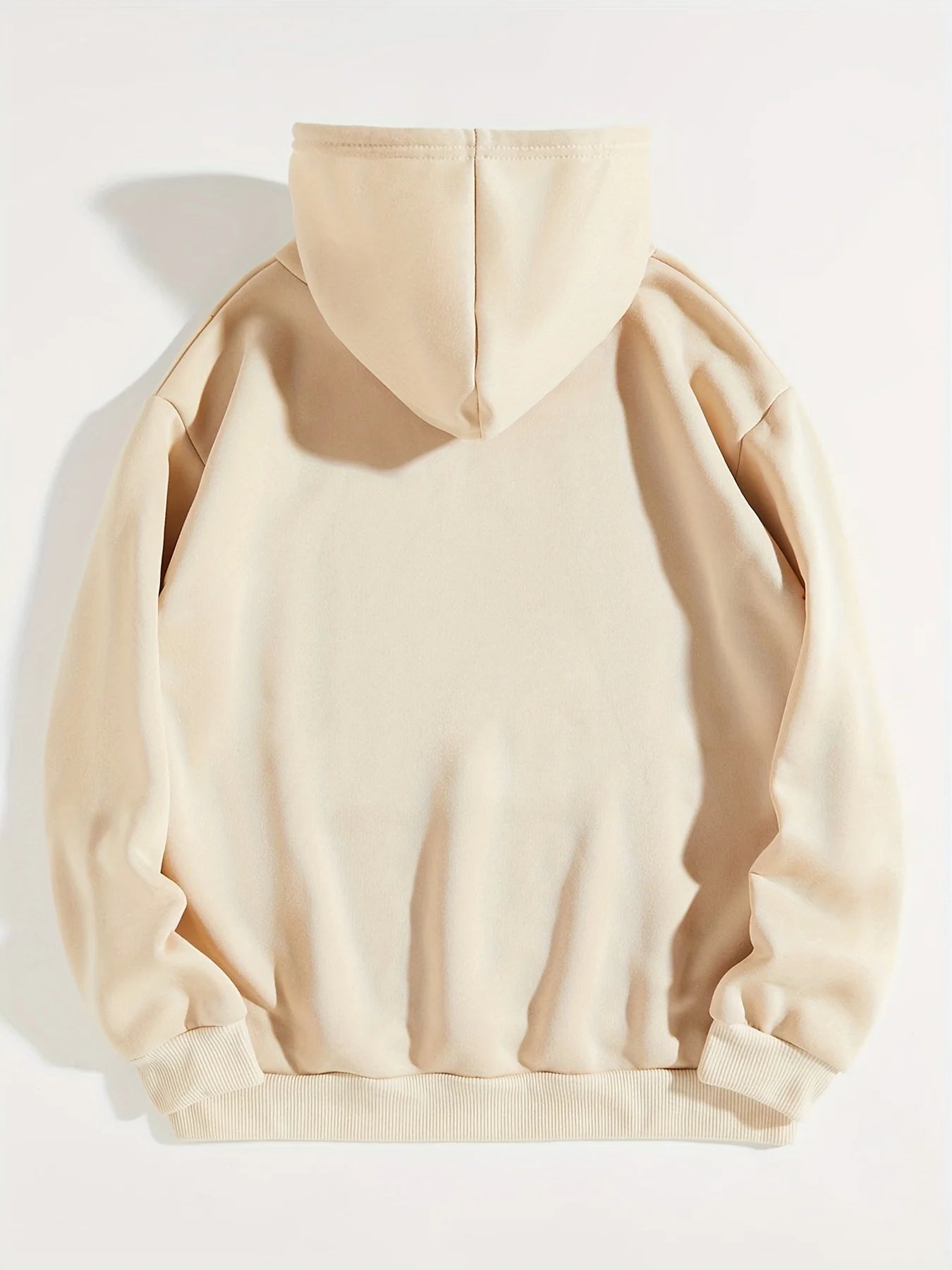 Women's casual fashion hoodie sweatshirt blessed letter print round neck long sleeved autumn and winter warm regular version