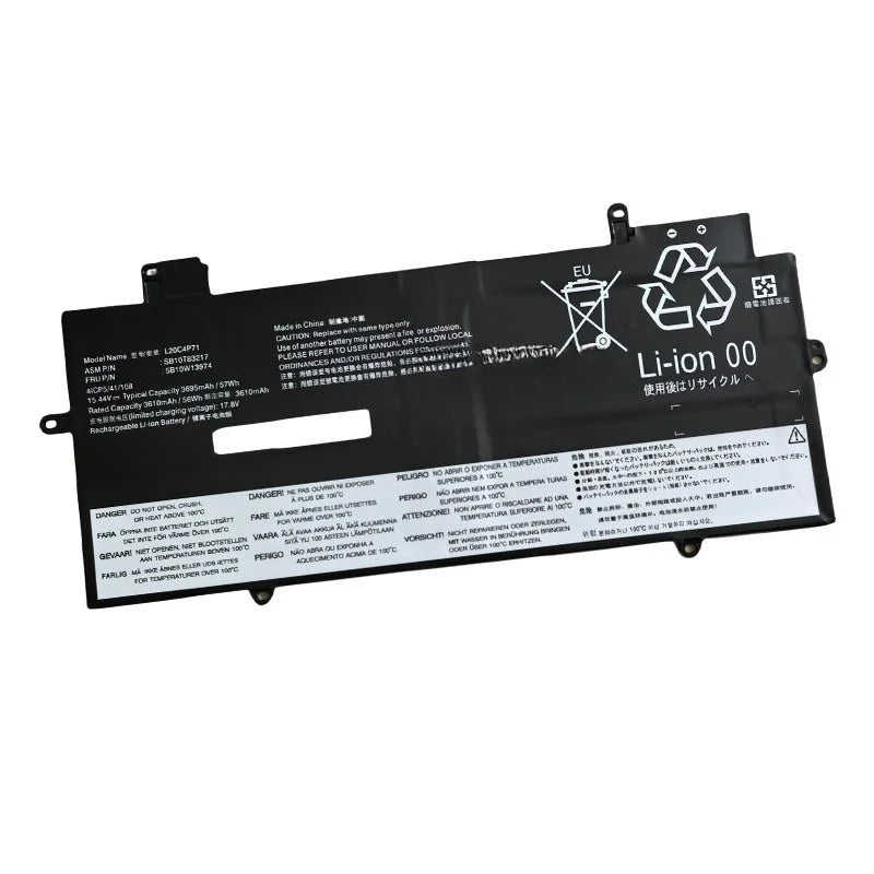 Upgrade L20C4P71 3695mah 15.77V Laptop Li-ion Battery for Lenovo ThinkPad X1 Carbon Gen 9 10 X1 Yoga 6th 7th GEN 6 7 Series