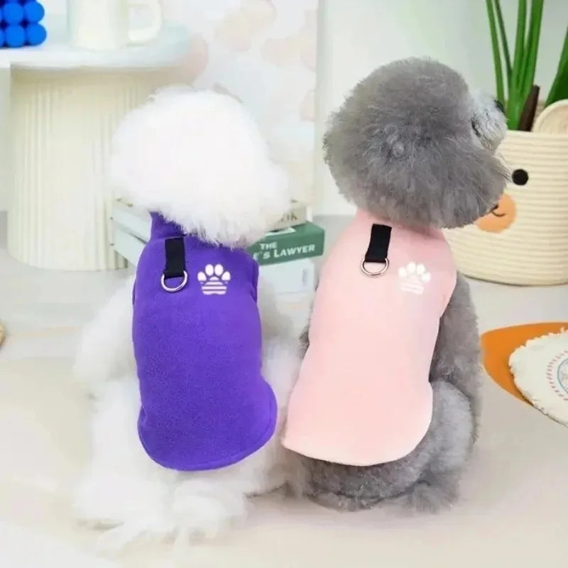Pet Dogs Vest Clothes Autumn Winter Warm Dogs Sweater French Bulldog Coat Puppy For Small Dogs Clothing Chihuahua Costumes Pug