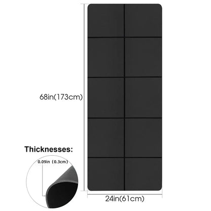 Yoga mat sports fitness EVA comfortable foam 3mm thick yoga mat sports yoga and Pilates gymnastics mat