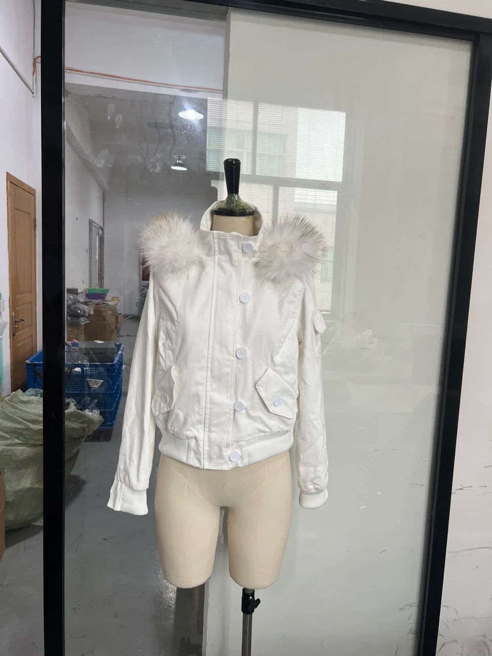 2025 New Lady Trendy Y2k Jackets Vintage Slim Hooded Fall Women Fur Collar Cozy Coat Retro Winter Autumn High Street Outerwear