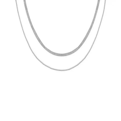 Stainless Steel Envelope Pendant Necklace Metal Waterproof Jewelry For Women