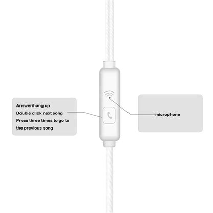 3.5mm In-Ear Earphones For Smartphone PC Computer Tablet Running Fitness Music Gear Audio Gear Gaming Sports Running Headset Kit