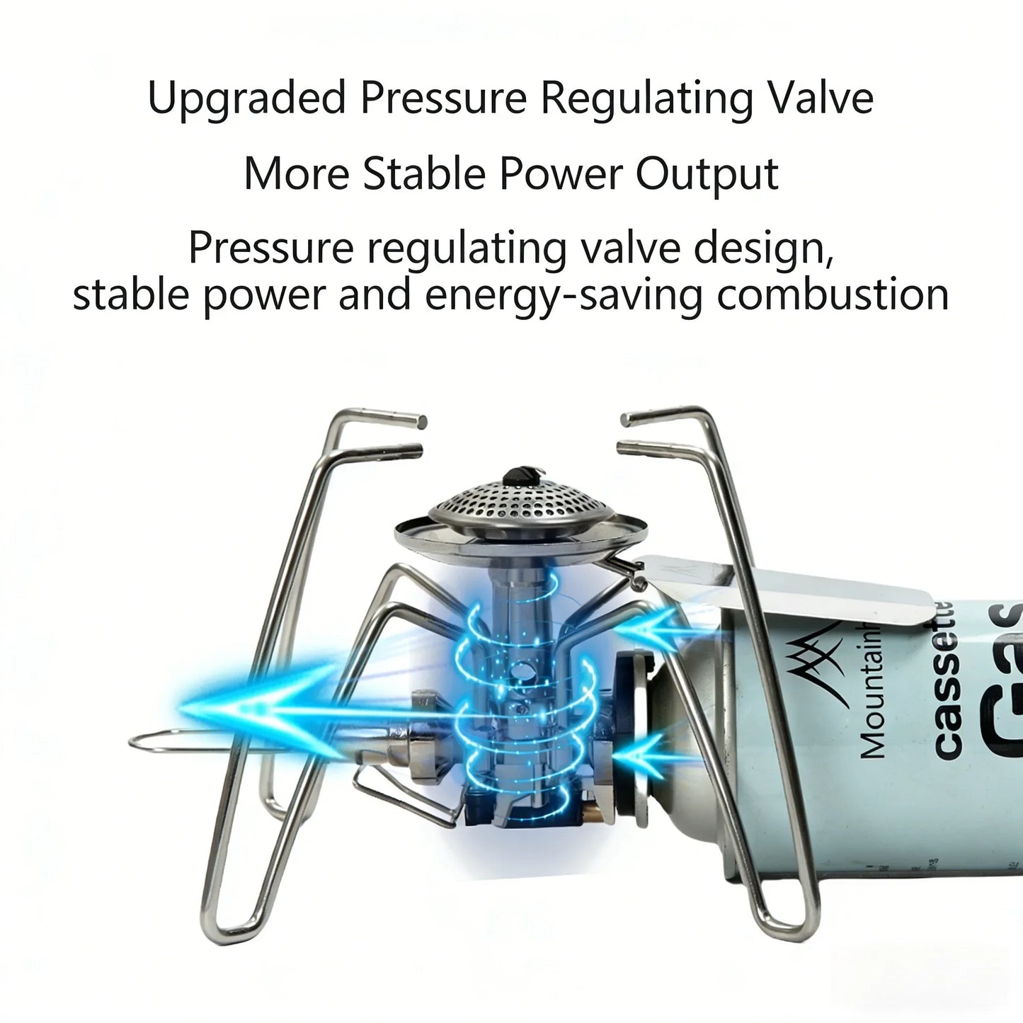 Mountainhiker Outdoor Portable Folding Spider Stove Camping Picnic Stove Barbecue Stove Household Stove with Holder