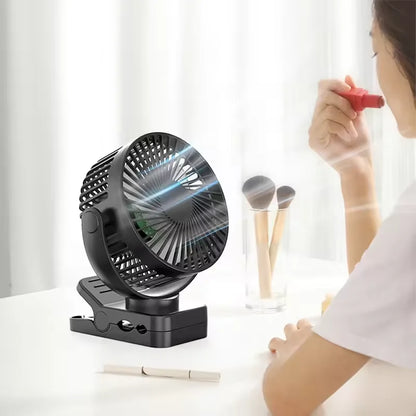 Portable Mini Hand Clip Fan USB Charging Quiet Desktop Electric Fan High Quality Student Dormitory Small Cooling Ventilador Fans
