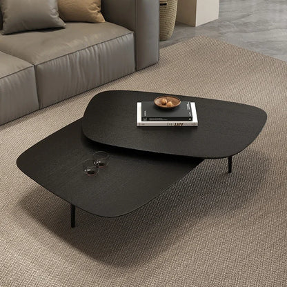 Clear Tray Luxury Coffee Table Kawaii Unique Modern Wood Nordic Side Table Living Room Balcony Mesa Auxiliar Home Furniture