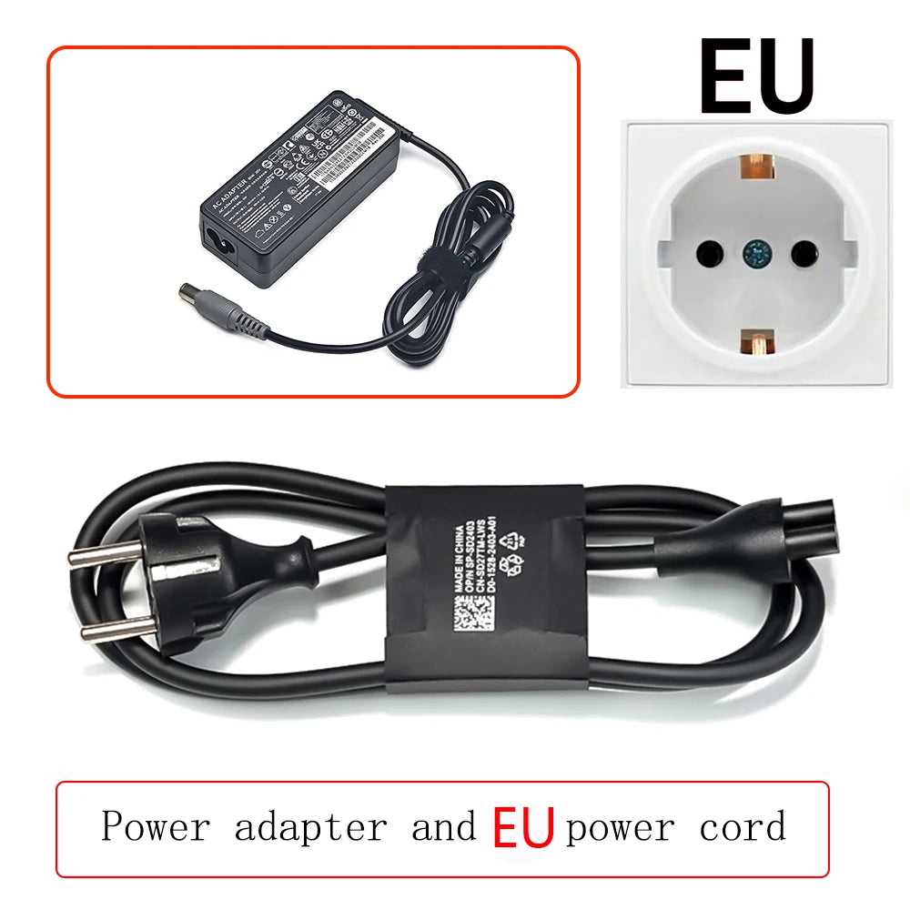20V 3.25A 65W Power Adapter for Lenovo Thinkpad T400 T420 T430s T510 T520 X120e X130e X220 X230 E520 E535 SL510 Laptop Charger