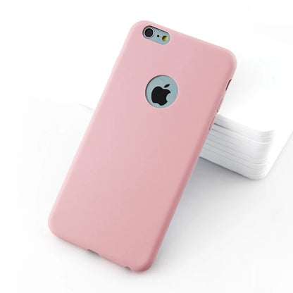 Silicon Case For iPhone 6 6s 7 8 Plus 7Plus 8Plus SE 2020 iphone 11 12 13 Pro X XS MAX XR mini Gel Cell Phone Cover Casing Coque
