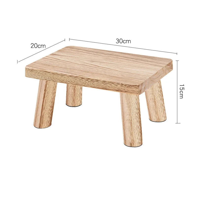 Small wooden stool shoe stool low stool square stools living room small stools footstool wooden stools coffee table solid wood
