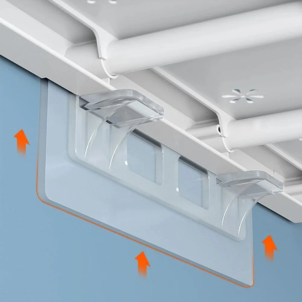 6/12pcs Wardrobe Divider Brackets Non-Marking Sticky Kitchen Cabinet Divider Brackets Anti-Side Slip Layer Support Brackets