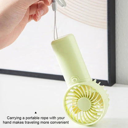 Portable Fan, Creative Compact Pocket Handheld Fan, Lightweight Mini Fan (AAA Batteries Not Included)