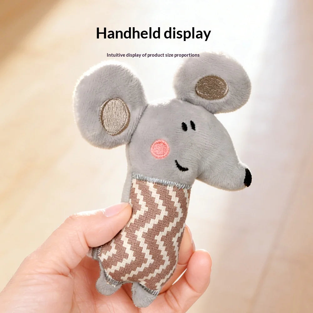 Cat teasing toys, plush toys for cats to relieve boredom, toys for cats to grind their teeth, pet supplies