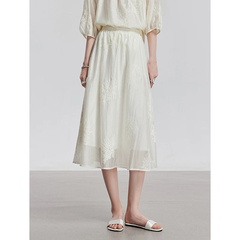 TOYOUTH Women Skirt 2025 Summer New Skirt 8520013