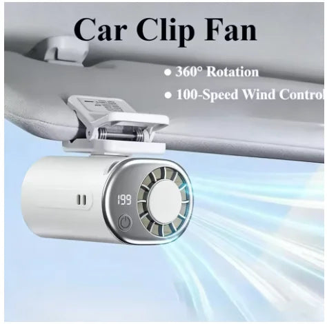 Portable Semiconductor Air Cooler, Umbrella Hanging Clip Fan, Handheld Mini Desktop Fan, High-Speed Electric Fan, Car Mounted