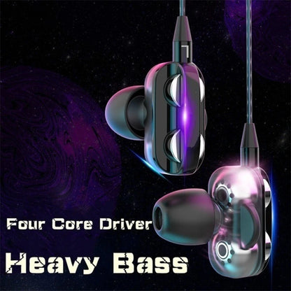 In Ear Stereo Earphone For iPhone Xiaomi Huawei Android Noise Canceling Design Running Gaming Audio Accessories Heavy Bass Sound