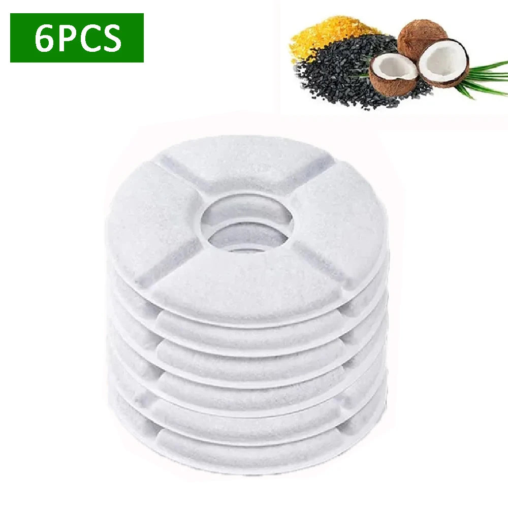 Replacement Filters for Cat Water Fountain Activated Carbon Replacement Filters Pet Cat Water Dispenser Filters Accessorie