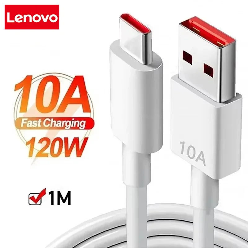 Lenovo 500000mAh 140W PowerBank Super Fast Charge Portable Powerbank External Battery Charger LED Display For iPhone