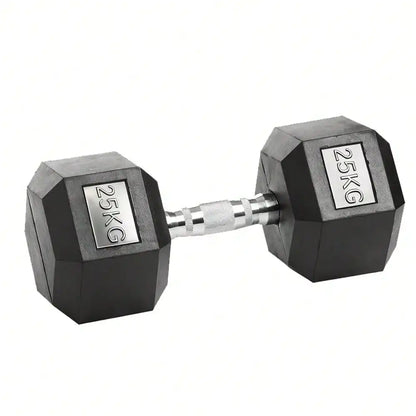 Hex dumbbells, 2.5-25 kg dumbbells,non-slip coating, ergonomic handle, solid iron dumbbell set, strength training,home gym