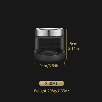 High Borosilicate Sealed Glass Bottle Kitchen Storage Jar Moisture-Proof Storage Box Household Coffee Bean Storage Jar seal pot