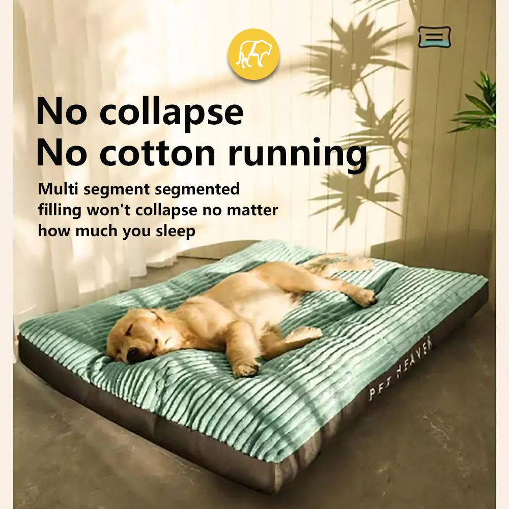 Pet Mat Dog Bed Detachable & Washable PP Cotton Dog Mat soft & Comfortable Dog Sleeper Mat Dog Dormitory Dream Bed For Large Dog